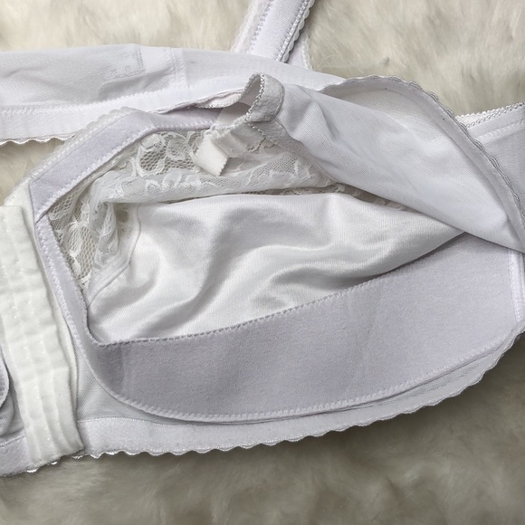 Glamorise MagicLift White Bra Plus Size 54E NEW - Picture 8 of 12